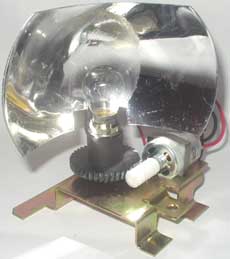 Kit rotativo com lampada incandescente de 48 watts para barras sinalizadoras